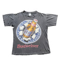 Vintage Faded Gray Budweiser Tee