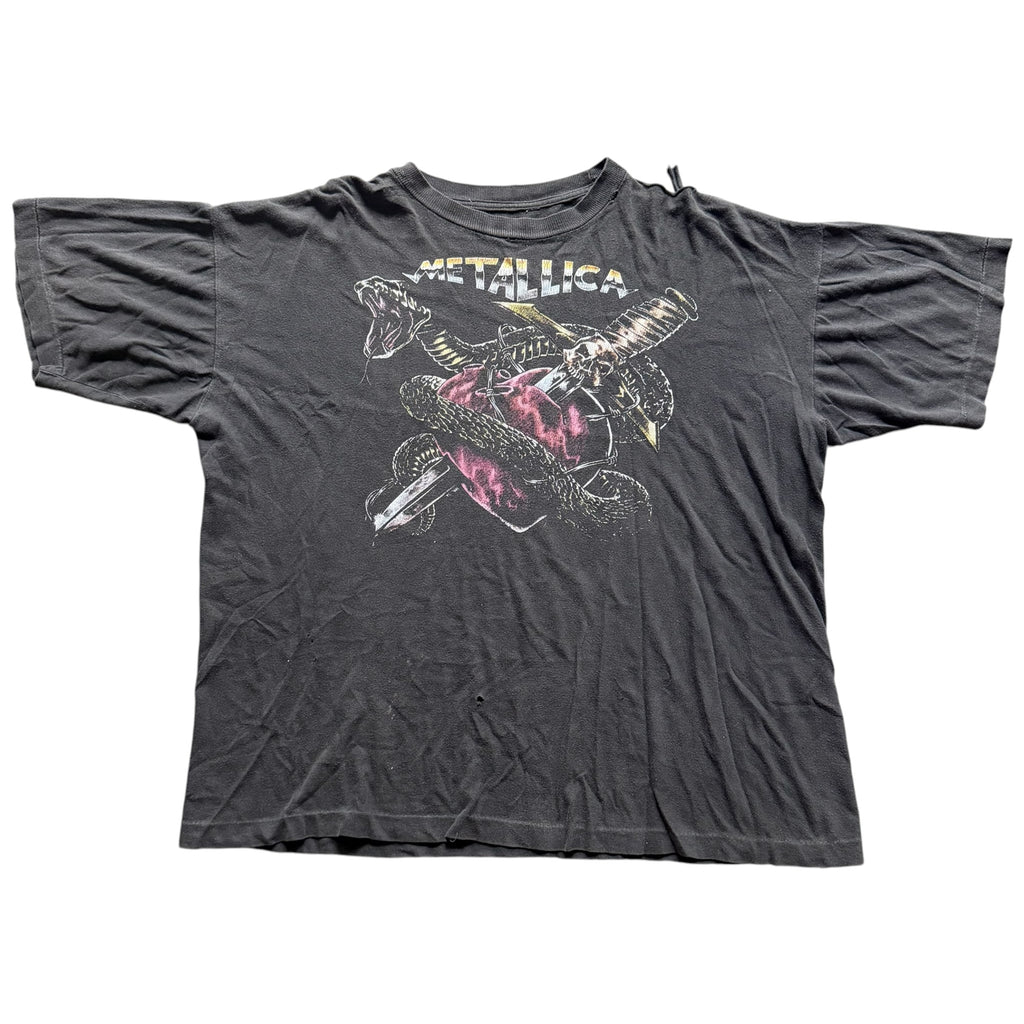 1990 Metallica "Heart and Snake" Faded Tee