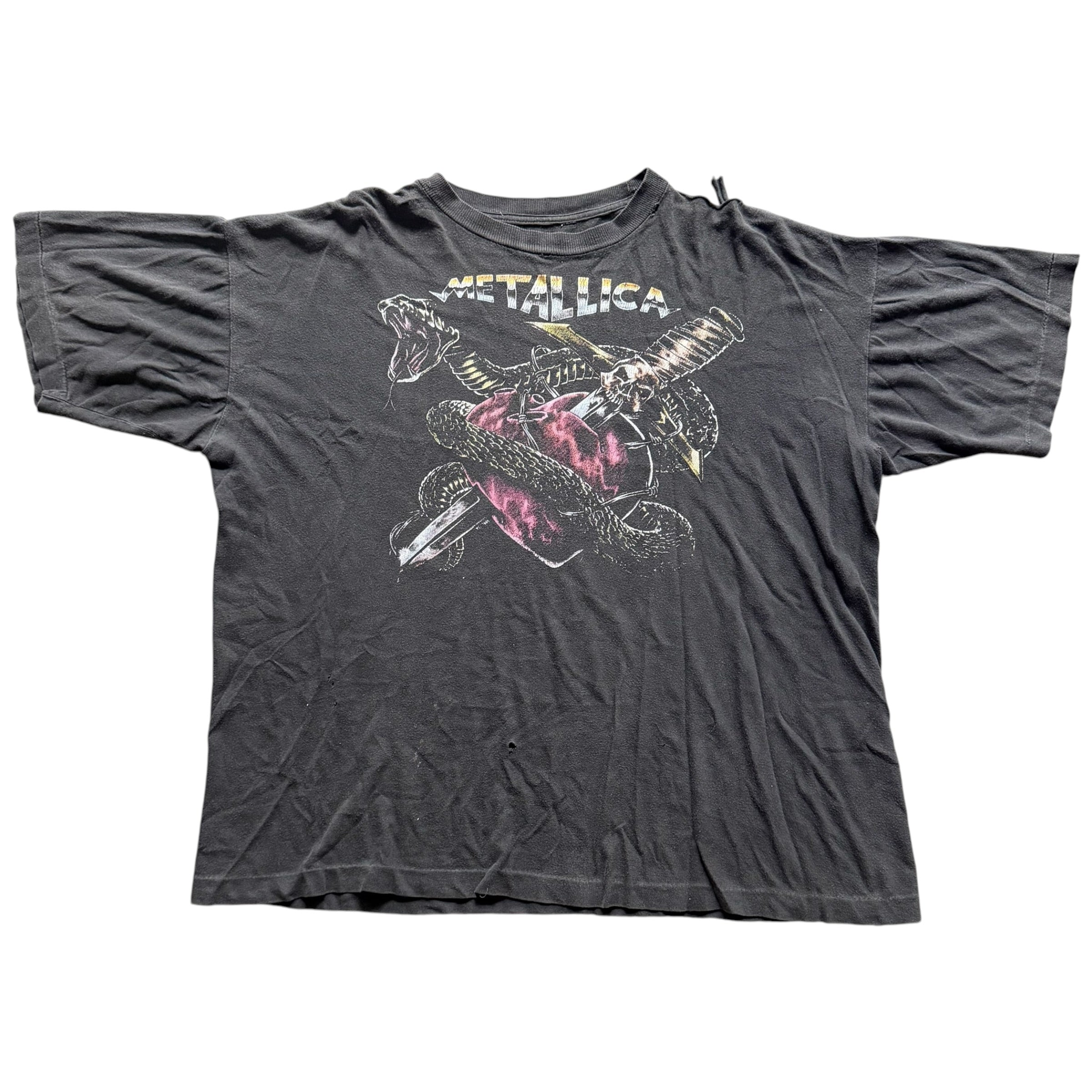 1990 Metallica "Heart and Snake" Faded Tee