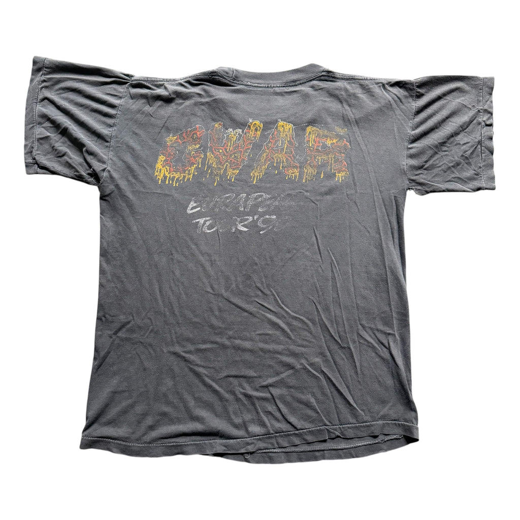 GWAR European Tour 1990 Faded Tee