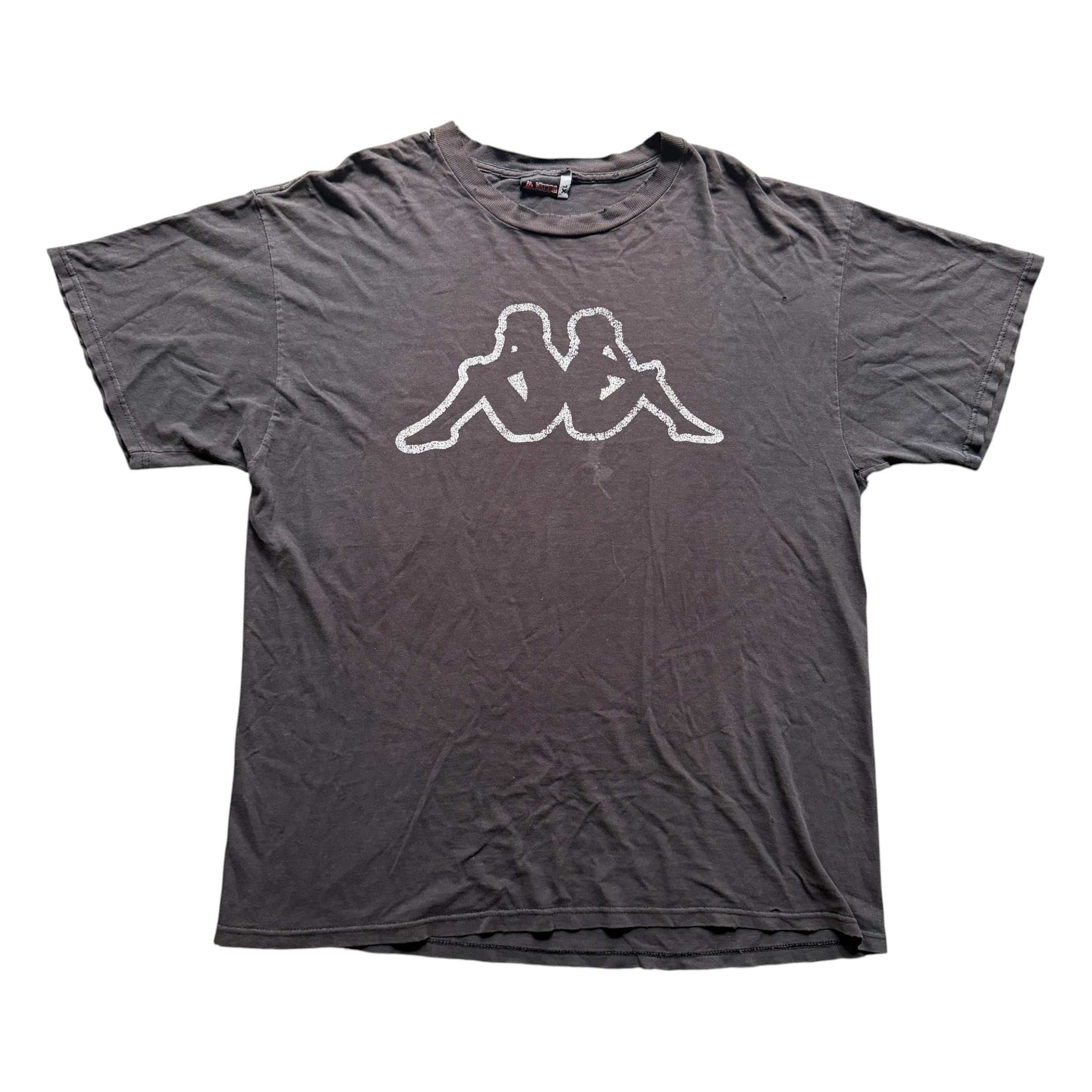 Vintage Kappa Faded/Distressed Logo Tee