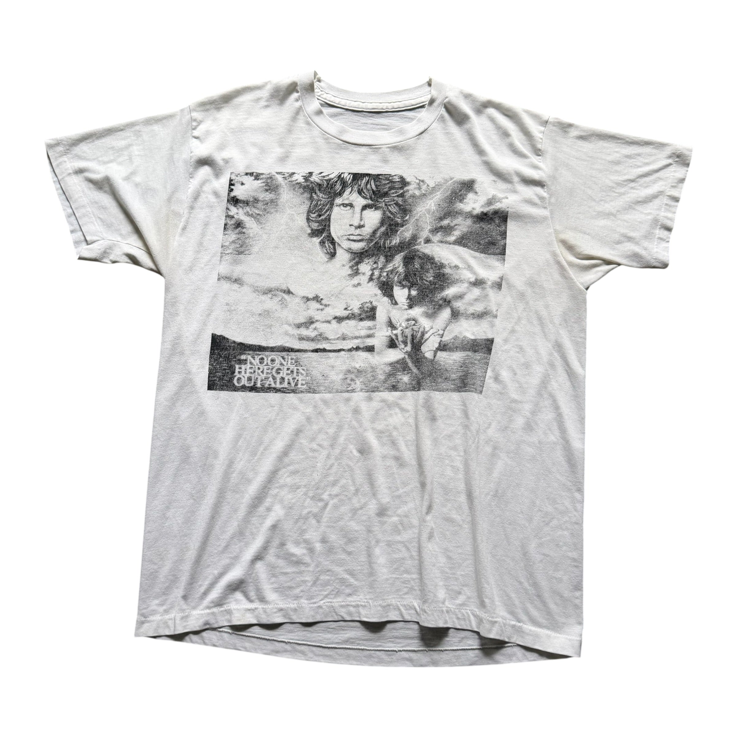 Jim Morrison “No One Here Gets Out Alive” Tee