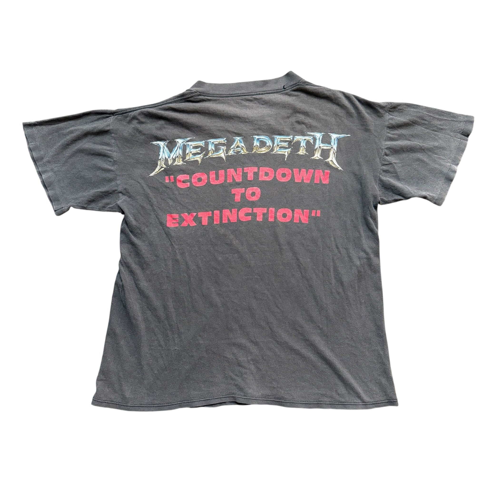 1992 Megadeath “Countdown To Extinction Tour” Tee