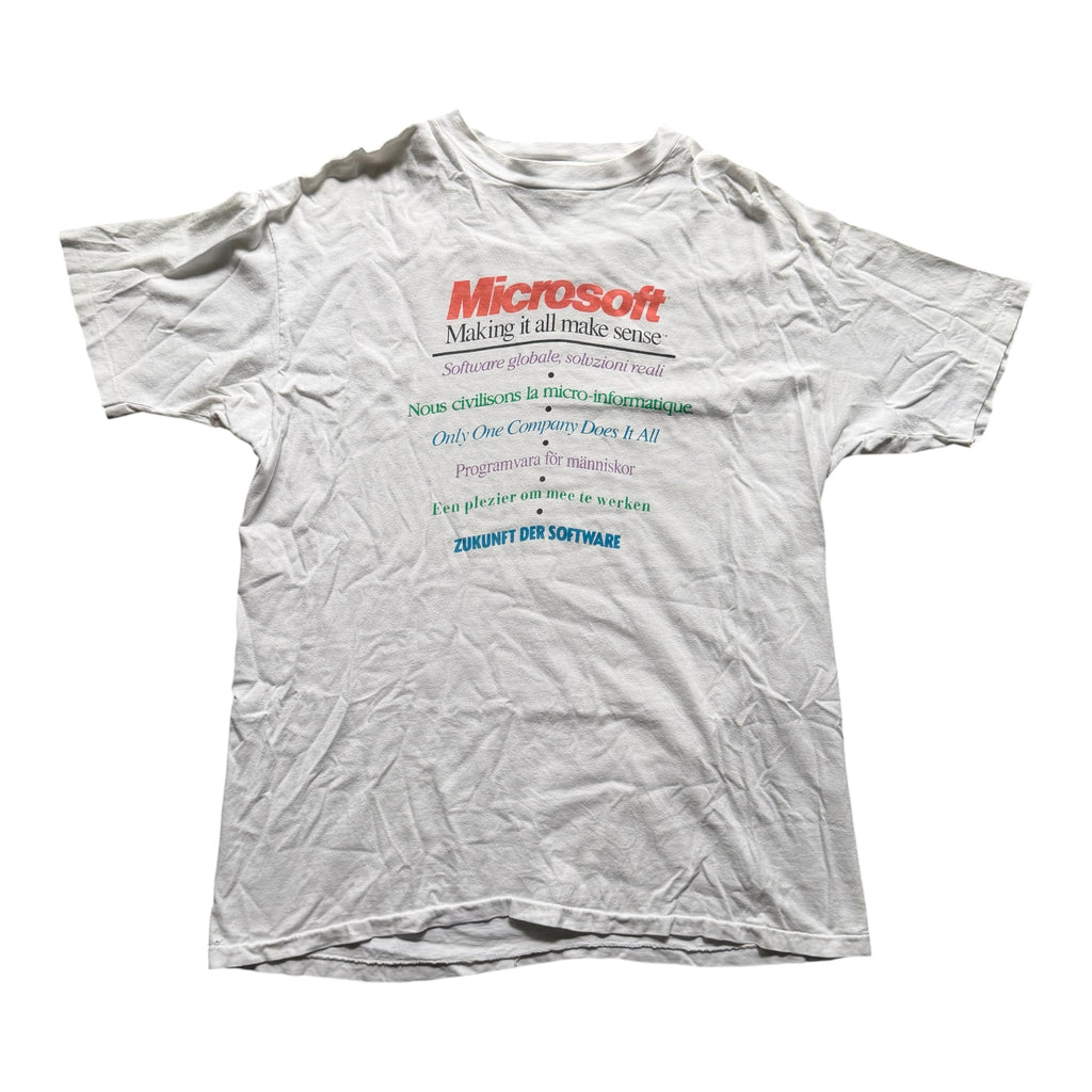 1990s Microsoft "Making It All Make Sense" Tee